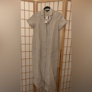 100% Linen Shirtdress  - Lafayette 148